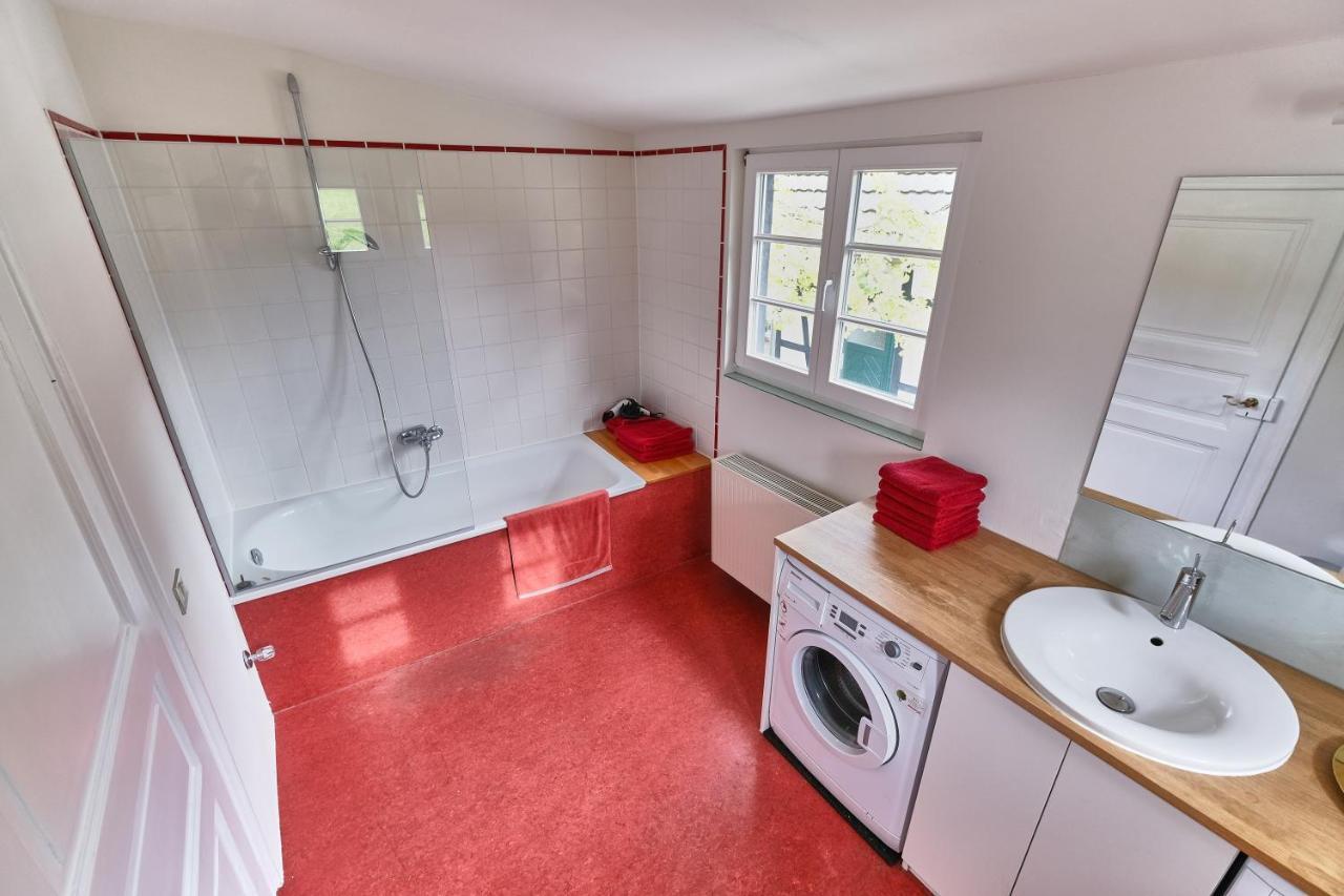 Ferienwohnung Im Fachwerkhof 'Haus In Bewegung' Seelscheid ภายนอก รูปภาพ