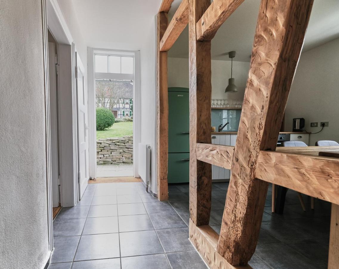 Ferienwohnung Im Fachwerkhof 'Haus In Bewegung' Seelscheid ภายนอก รูปภาพ