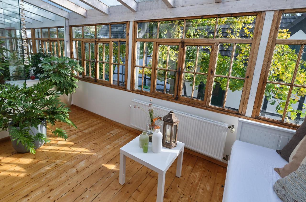 Ferienwohnung Im Fachwerkhof 'Haus In Bewegung' Seelscheid ภายนอก รูปภาพ