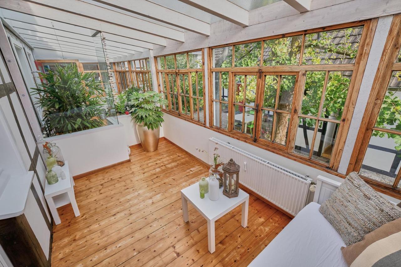Ferienwohnung Im Fachwerkhof 'Haus In Bewegung' Seelscheid ภายนอก รูปภาพ